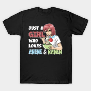 Anime And Ramen Manga Japan Kawaii Otaku T-Shirt